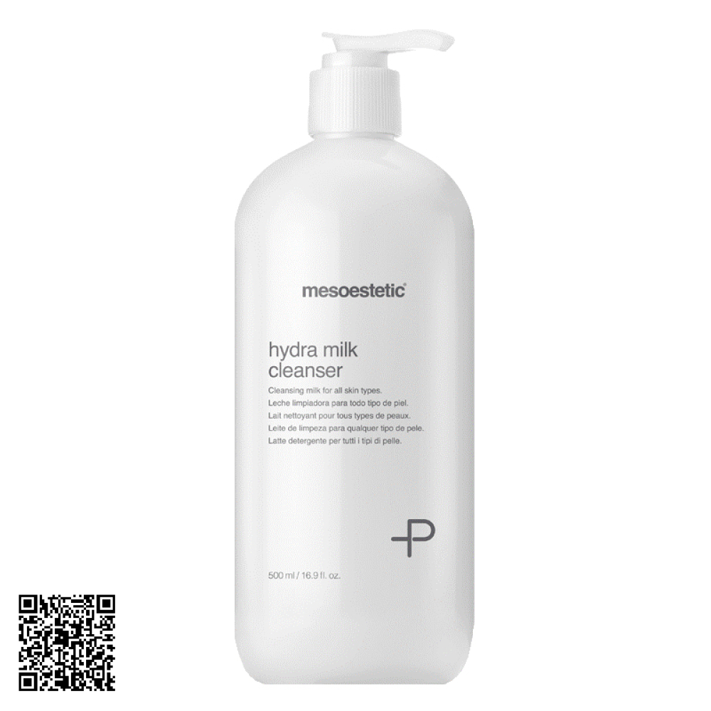 Sữa Rửa Mặt Mesoestetic Hydra Milk Cleanser Từ Tây Ban Nha 500ml