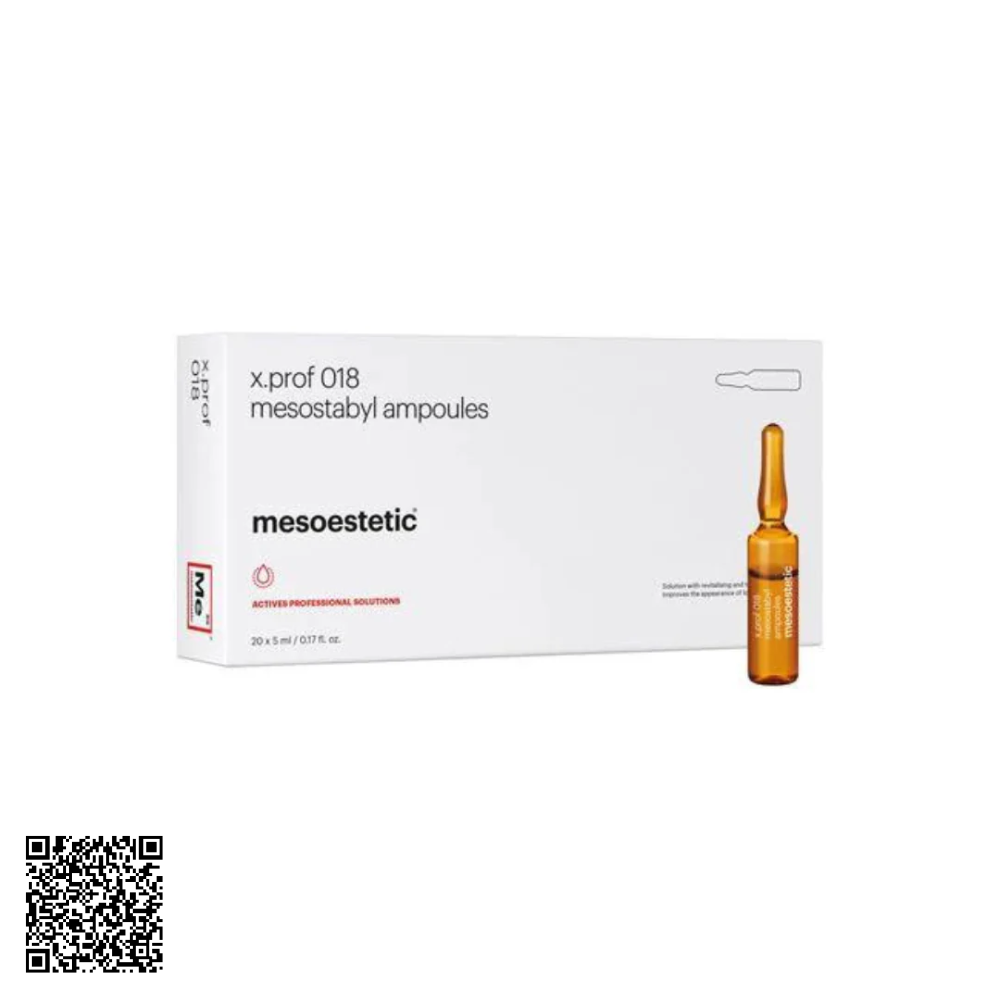 Tinh Chất Giảm Mỡ Săn Chắc Da Mesoestetic X.Prof 018 Mesostabyl Từ Tây Ban Nha (20 Ống x 5ml)