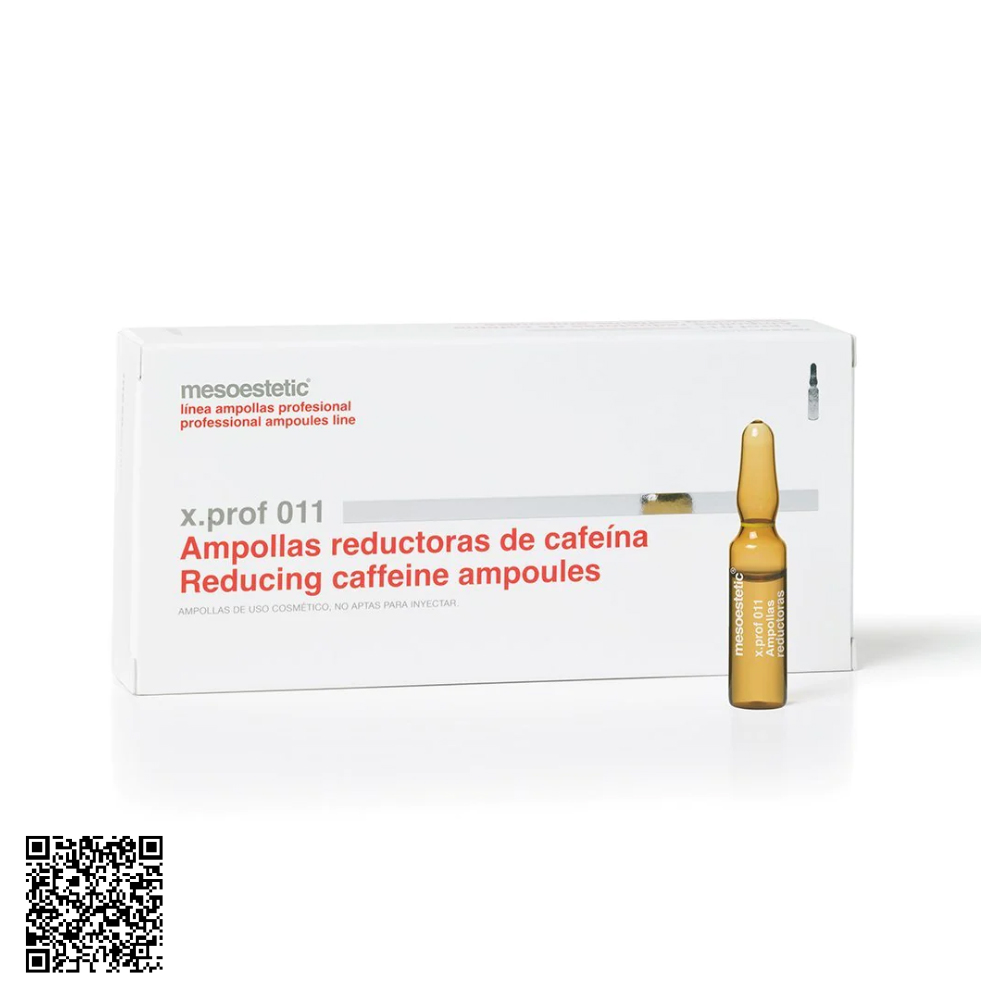 Tinh Chất Giảm Mỡ Dưới Da Mesoestetic X.Prof 011 Reducing Caffeine Ampoules từ Tây Ban Nha (20 Ống x 2ml)