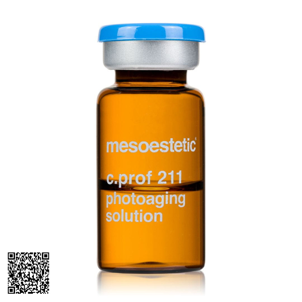Dung Dịch Hỗ Trợ Ngừa Lão Hóa Da Mesoestetic C.Prof 211 Photoaging Solution Từ Tây Ban Nha (5 Lọ x 5ml)