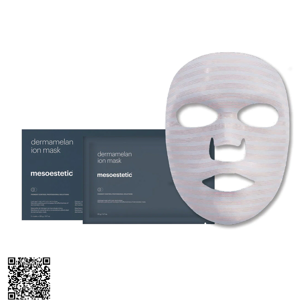 Mặt Nạ Trị Sắc Tố Da Dưỡng Trắng Mesoestetic Dermamelan Ion Mask Từ Tây Ban Nha (5 Miếng / Hộp)