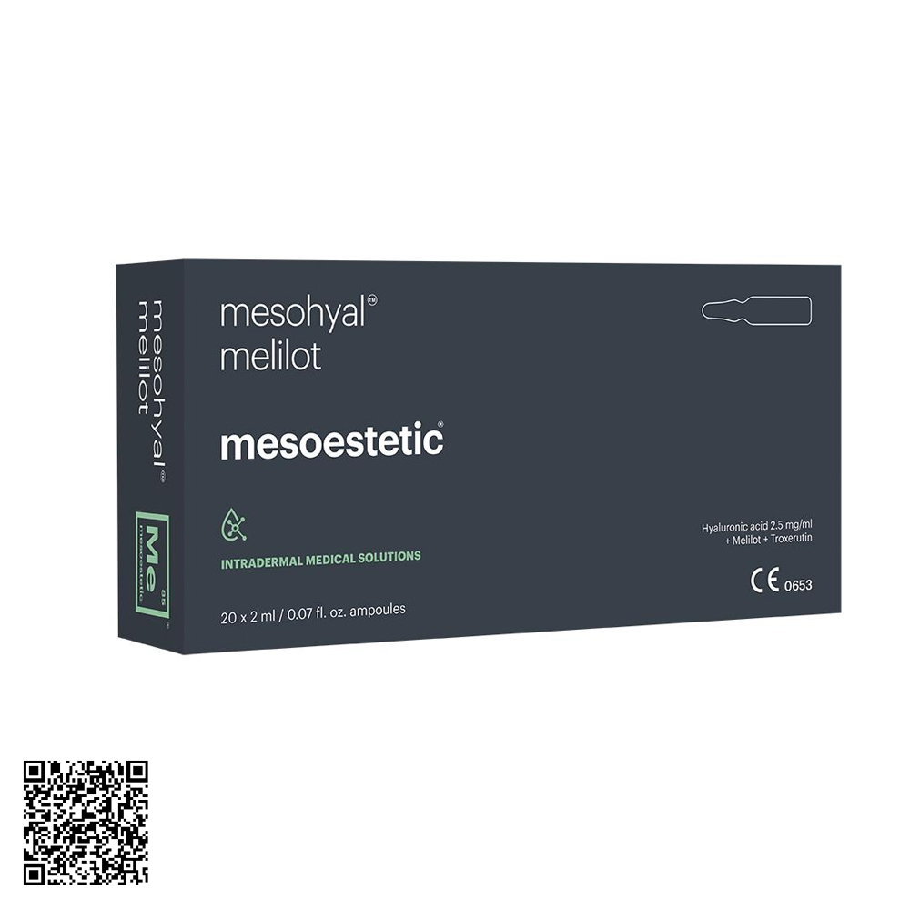 Tinh Chất Giảm Rối Loạn Phù Nề Mesoestetic Mesohyal Melilot Từ Tây Ban Nha (20 Ống x 2ml)