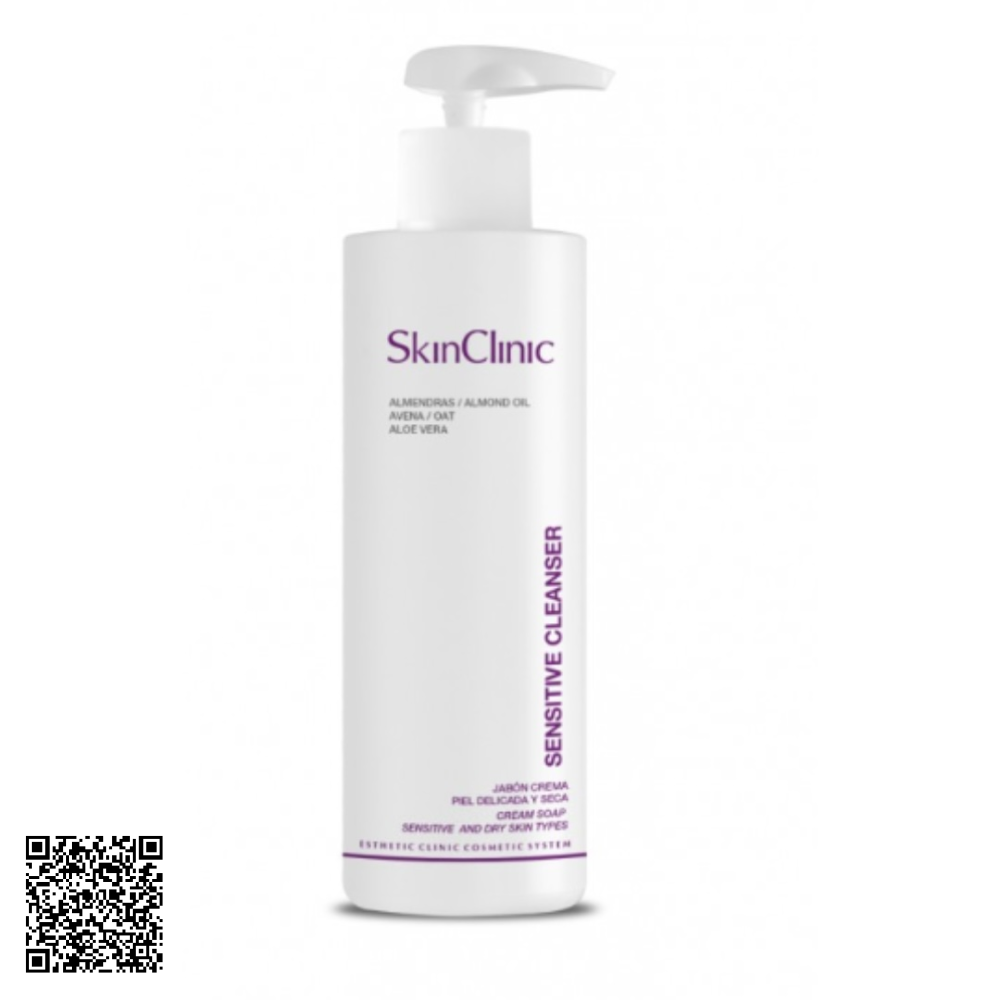 Sữa Rửa Mặt Dạng Kem Dịu Nhẹ SkinClinic Sensitive Cleanser Cho Da Khô Nhạy Cảm Từ Tây Ban Nha
