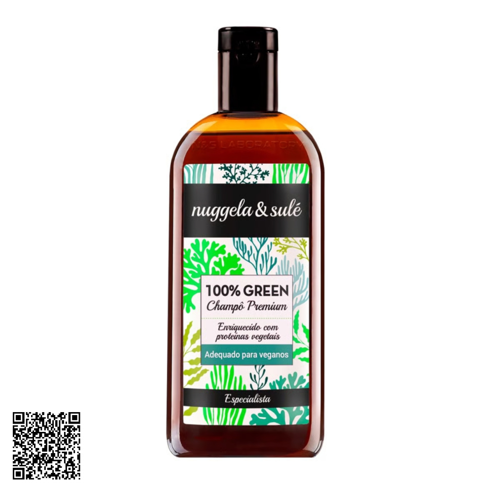 Dầu Gội Thuần Chay Tăng Cường Sức Khoẻ Tóc Nuggela & Sule 100% Green Premium Shampoo 250ml