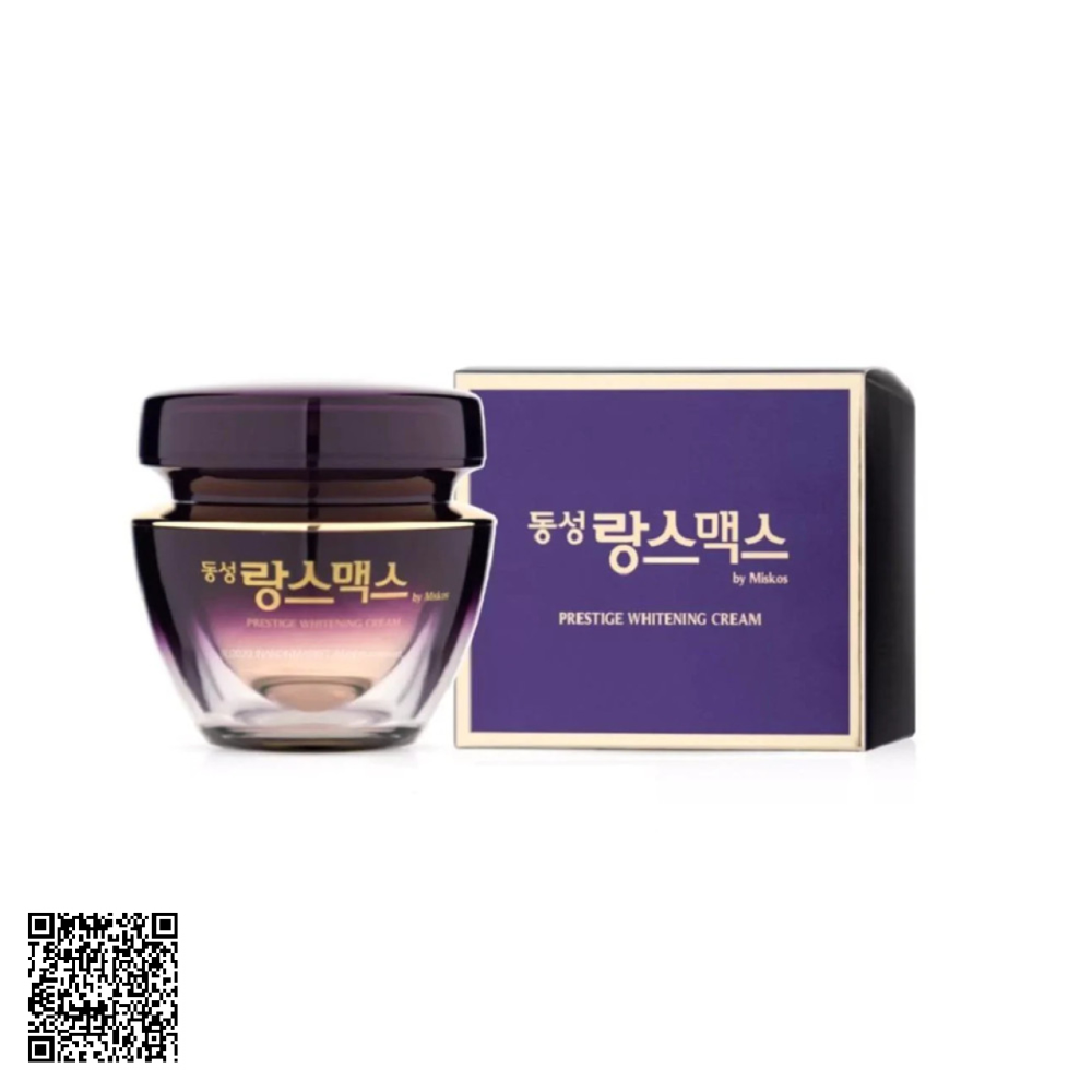 Kem Dưỡng Trắng, Mờ Nám DongSung Miskos Prestige Whitening Cream Từ Hàn Quốc 50g