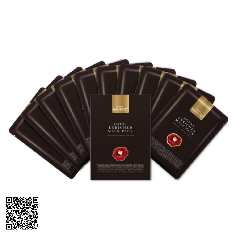 Mặt Nạ Cải Thiện Nếp Nhăn DongSung Rannce Royal Enriched Mask Pack Từ Hàn Quốc Hộp 10 Miếng