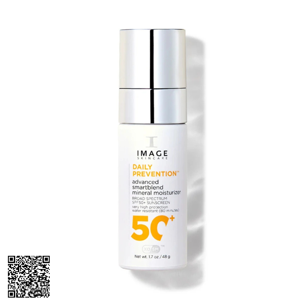 Kem Chống Nắng Vật Lý Image Skincare Daily Prevention Advanced Smartblend Mineral Moisturizer SPF50+ 48g