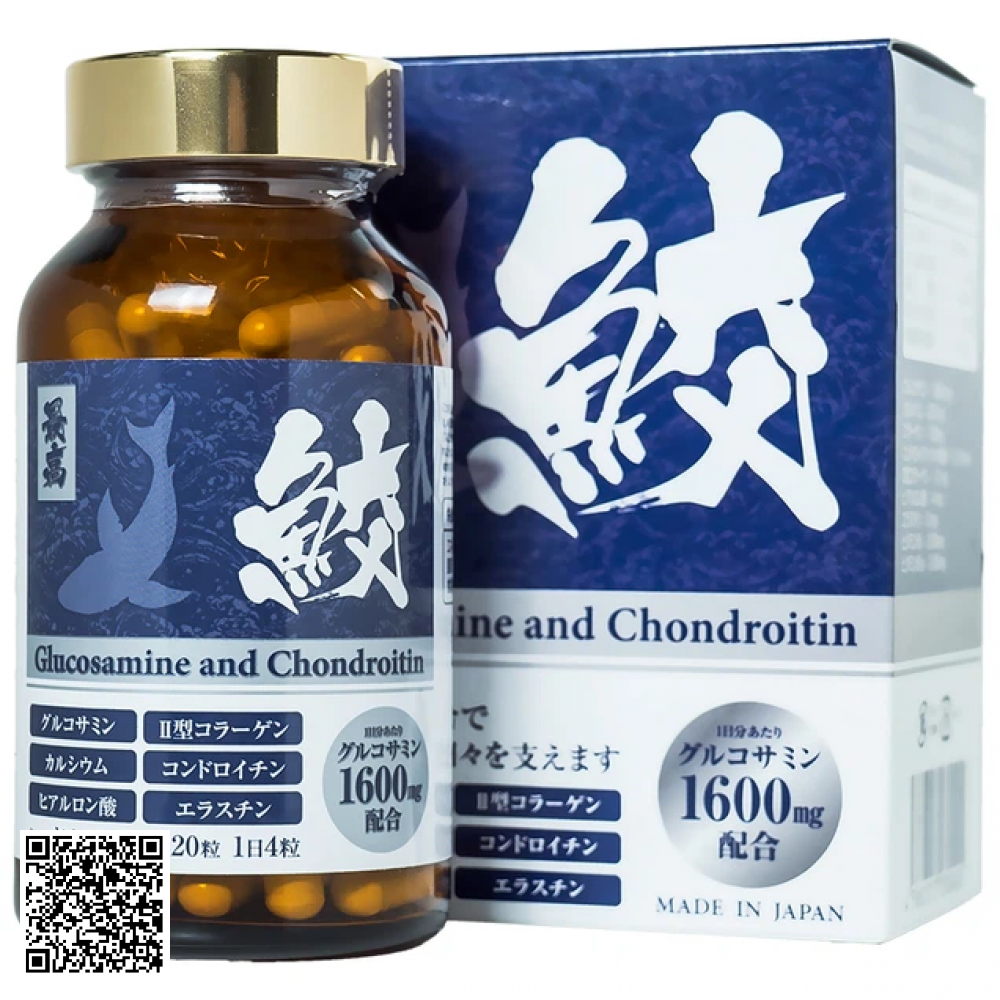 Viên Uống Glucosamine And Chondroitin Jpanwell Bổ Sung Chất Nhờn Dịch Khớp Từ Nhật Bản 120 Viên