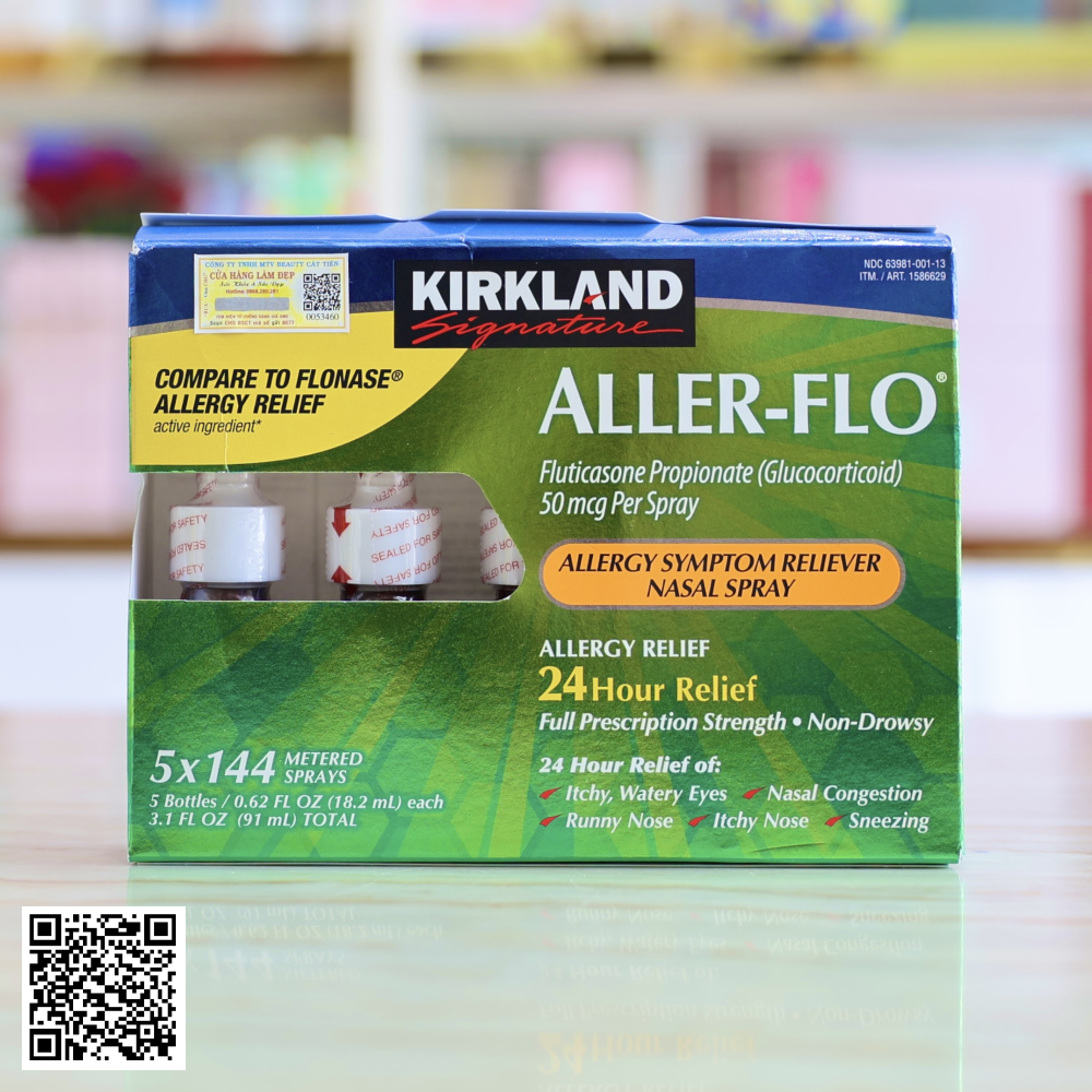 Kirkland Aller-Flo Từ Mỹ Bộ 5 Lọ