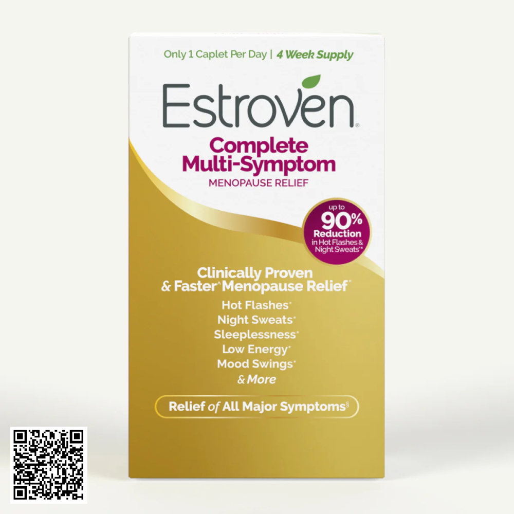 Viên uống cân bằng nội tiết Estroven Complete Multi-Symptom Từ Mỹ 84 Viên