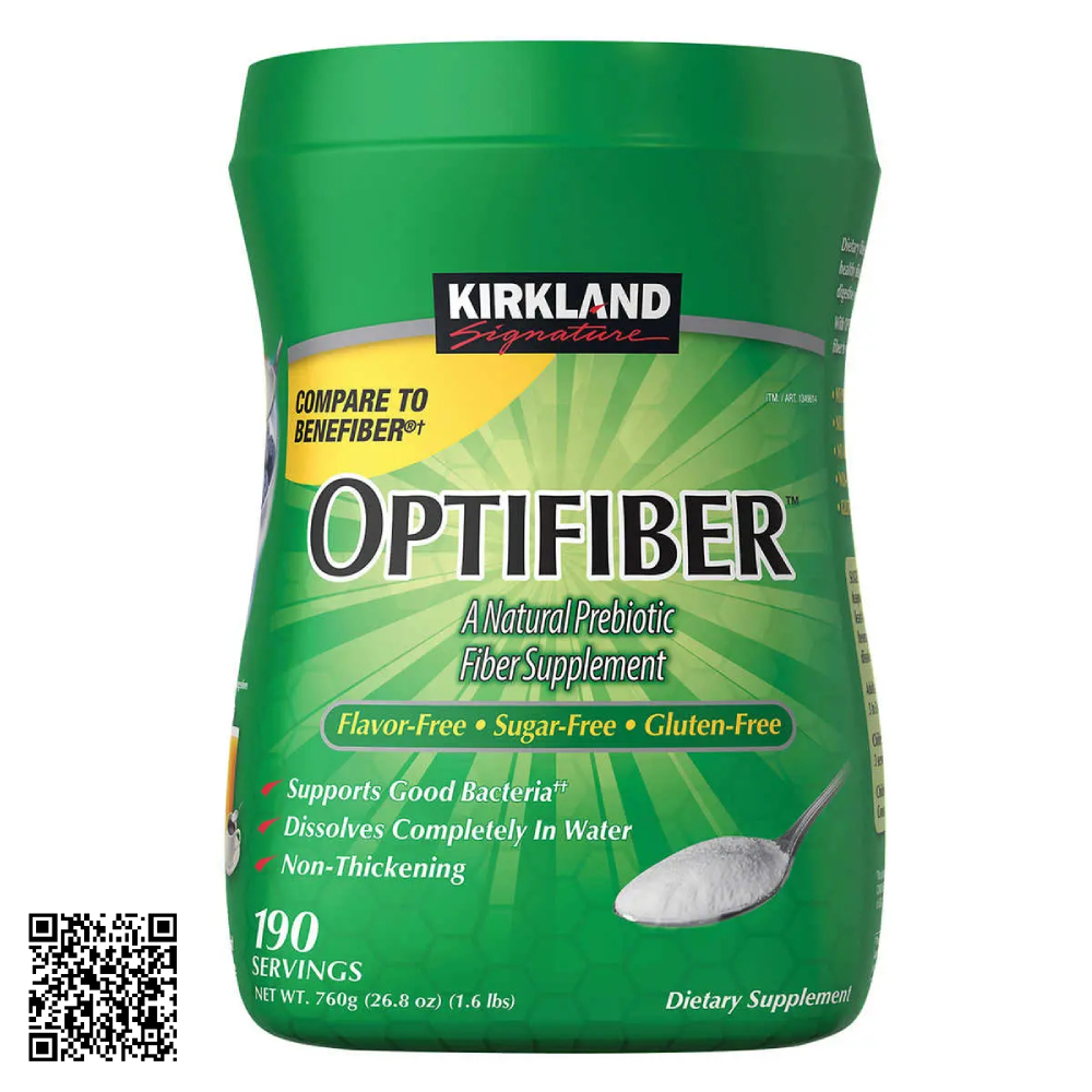 Bột Hòa Tan Bổ Sung Chất Xơ Kirkland Optifiber Từ Mỹ 730g