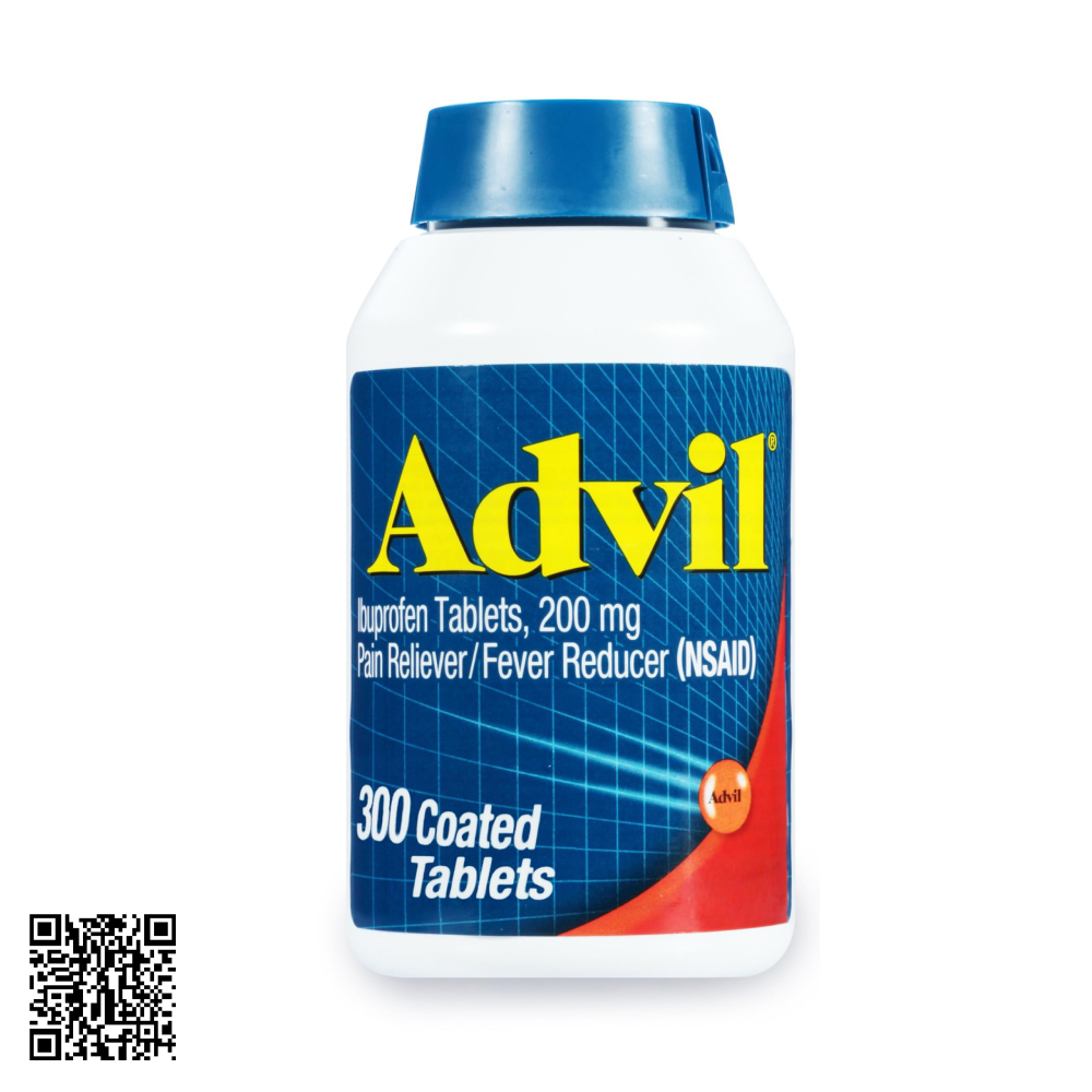 Viên Giảm Đau Advil PM 200mg Từ Mỹ 200 Viên