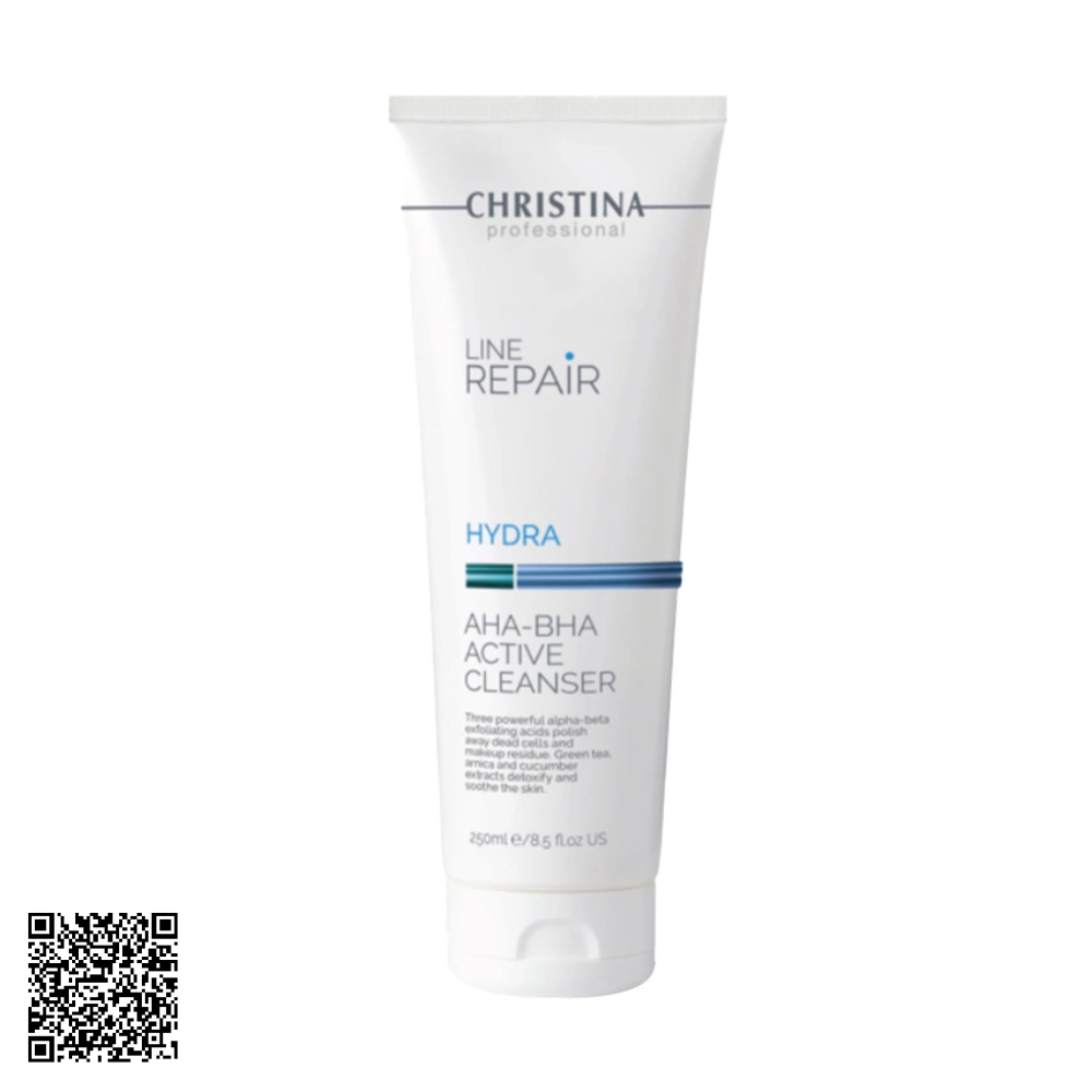 Sữa Rửa Mặt Christina Line Repair Hydra AHA-BHA Active Cleanser Từ Israel 250ml