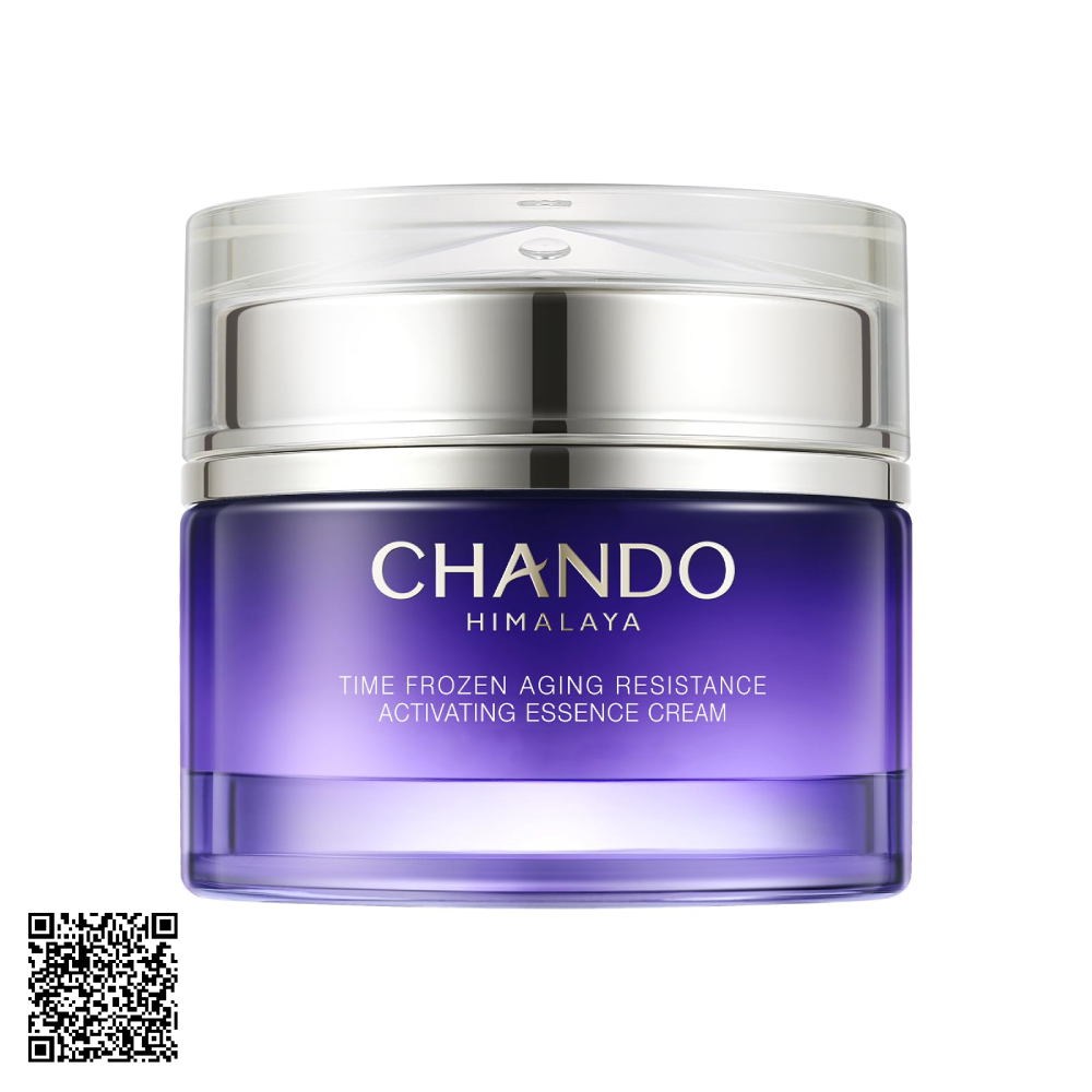 Kem Dưỡng Hỗ Trợ Ngừa Lão Hóa Chando Himalaya Time Frozen Aging Resistance Activating Essence Cream 55g