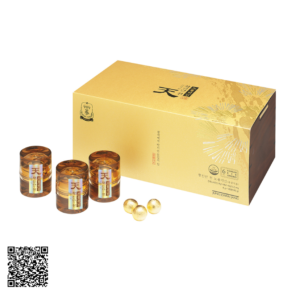 Thiên Sâm Linh Đan KGC Jung Kwan Jang Hwang Jin Dan Cheon Noble Line 20 Viên