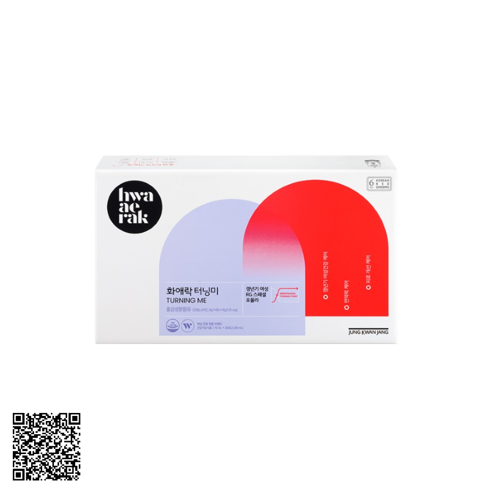 Nước Hồng Sâm Phụ Nữ KGC Jung Kwan Jang Hwa Ae Rak Turning Me Từ Hàn Quốc 30 Gói