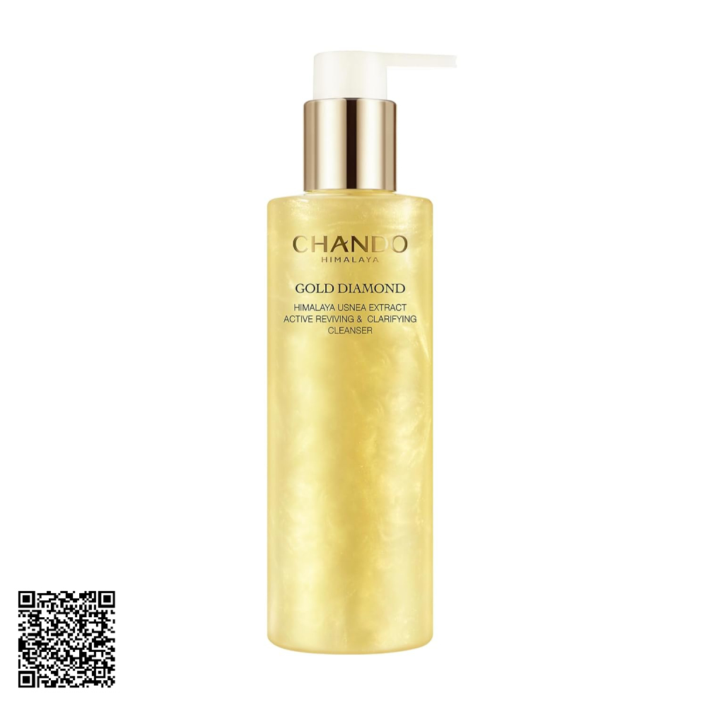Sữa Rửa Mặt Chando Himalaya Gold Diamond Himalaya Usnea Extract Active Reviving & Clarifying Cleanser