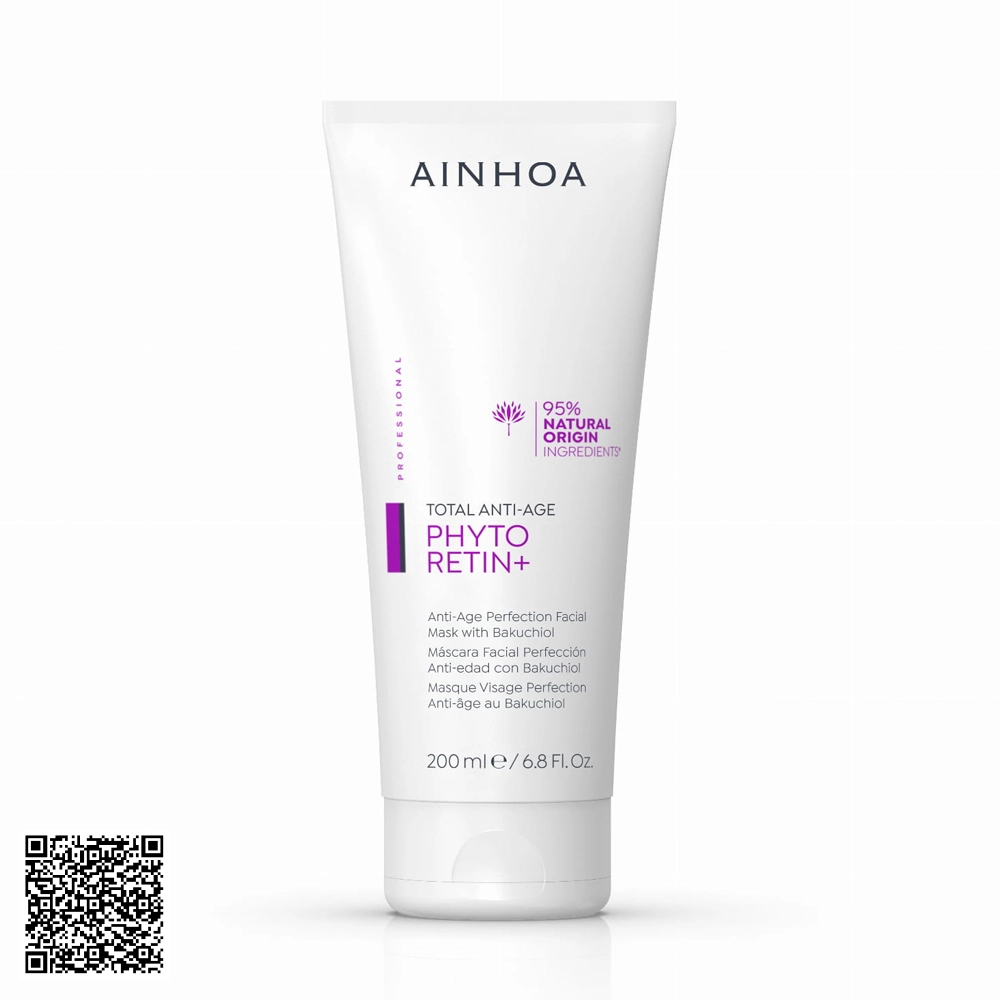 Mặt Nạ Hỗ Trợ Ngừa Lão Hóa Ainhoa Phyto-Retin Anti-Age Perfection Facial Mask with Bakuchiol Từ Tây Ban Nha 200ml