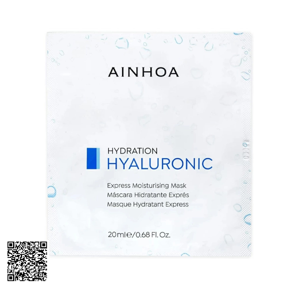 Mặt Nạ Dưỡng Ẩm Ainhoa Hyaluronic Express Moisturising Mask Từ Tây Ban Nha 1 Miếng