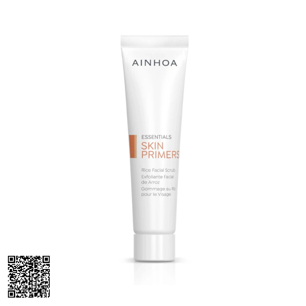 Tẩy Da Chết Và Tái Tạo Da Ainhoa Skin Primers Rice Facial Scrub Từ Tây Ban Nha 50ml