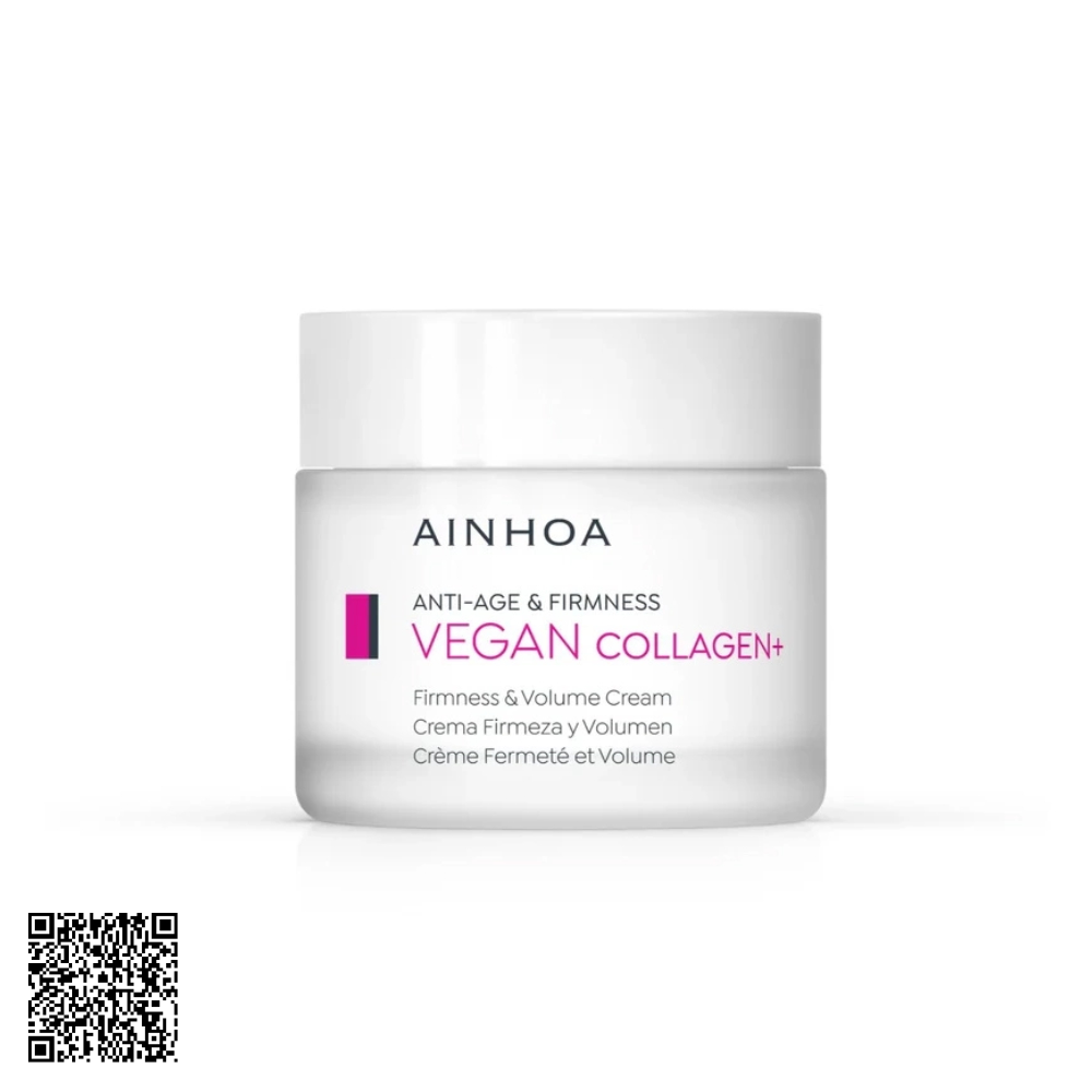 Kem Làm Săn Chắc Da, Hỗ Trợ Ngừa Lão Hóa Ainhoa Vegan Collagen Fimness & Volume Cream Từ Tây Ban Nha 50ml