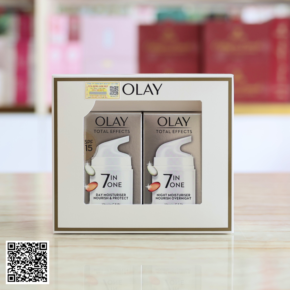 Set Kem Sưỡng Olay Total Effects 7 In 1 Ngày Và Đêm Từ Mỹ