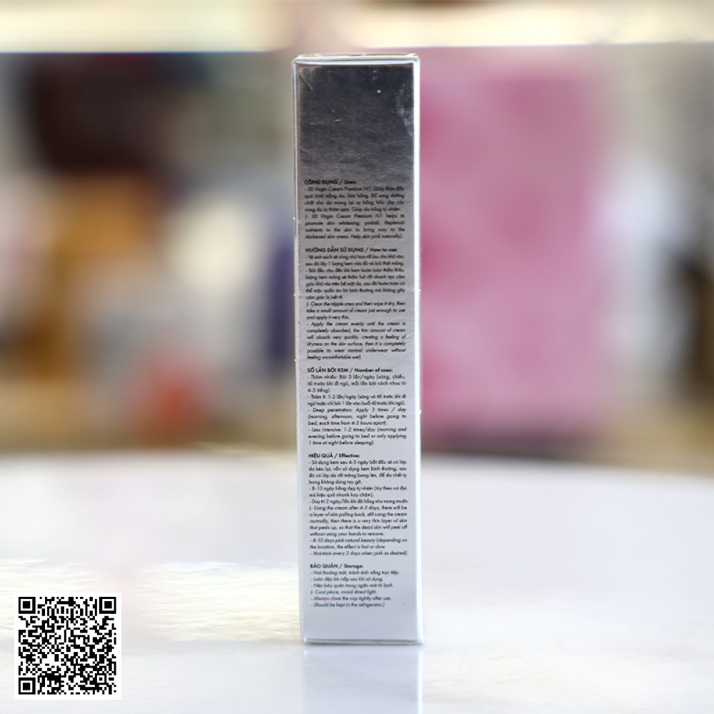 Kem Làm Hồng Nhũ Hoa Và Vùng Kín GCell XX Virgin Cream Premium N Từ Hàn Quốc 5g 