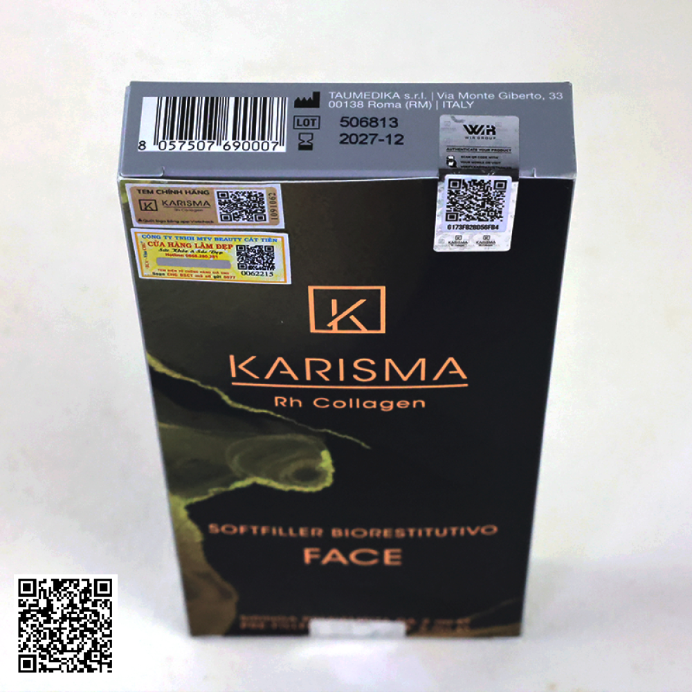 Tinh Chất Karisma Rh Collagen Tiêm BAP Trẻ Hóa Da Từ Ý Hộp 2ml x 1 Ống