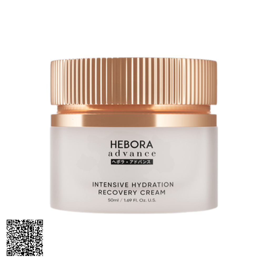 Kem Dưỡng Phục Hồi, Dưỡng Ẩm Và Bảo Vệ Da Hebora Advace Intensive Hydration Recovery Cream Từ Nhật Bản 50ml