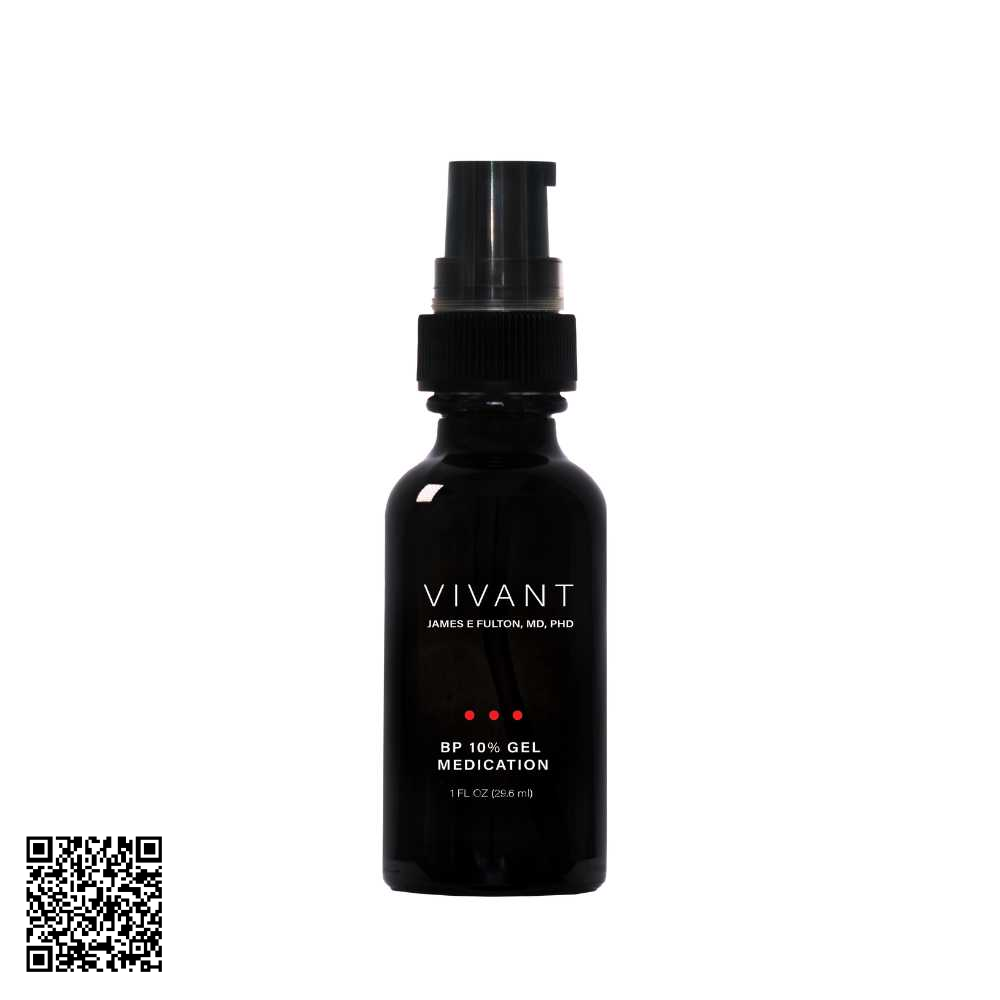 Gel Giảm Mụn Viêm, Mụn Trứng Cá Vivant Skincare BP 10% Gel Medication 30ml