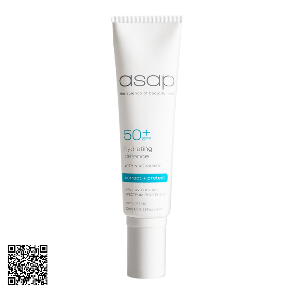 Kem Lót 3 Trong 1 Asap SPF50+ Hydrating Defence 100ml
