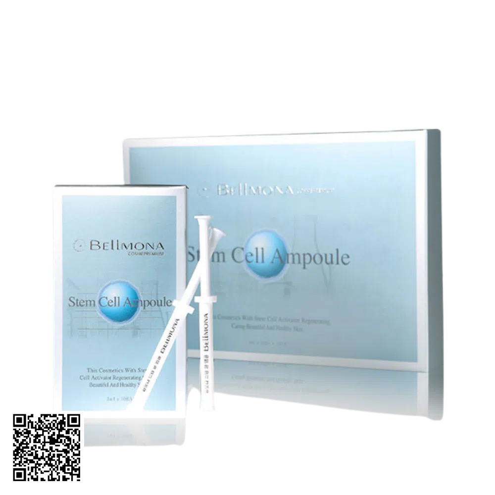 Tinh Chất Tinh Chất Tế Bào Cô Đặc Bellmona Stem Cell Ampoule (1ml x 30 Ống)