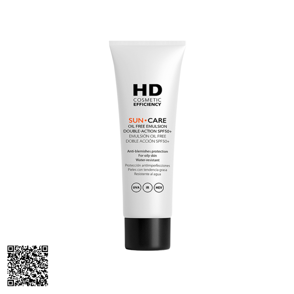 Kem Chống Nắng Cho Da Hỗn Hợp Và Dầu Mụn HD Cosmetic Efficiency Sun·Care Emulsion Oilfree Doble Action Spf50+ 50ml
