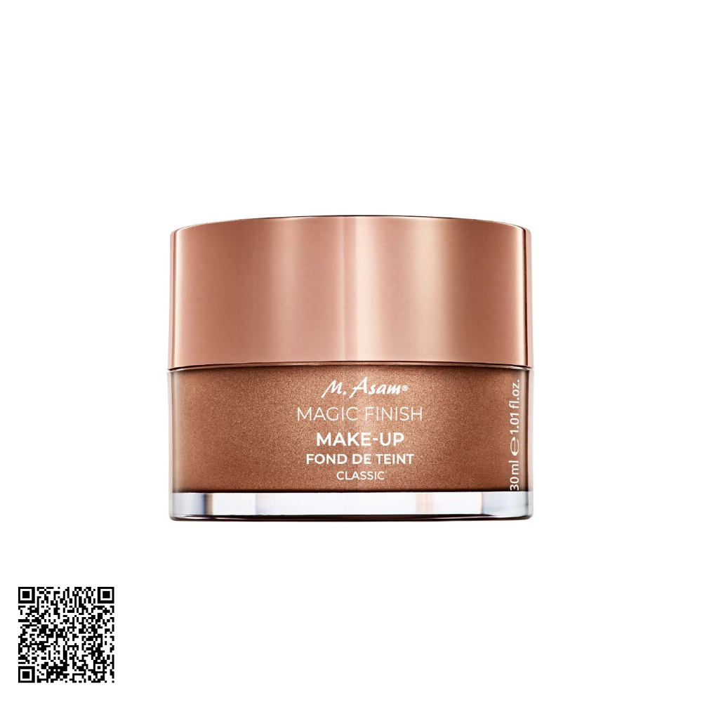Kem Nền Mây 4 Trong 1 Tone Tự Nhiên M. Asam Magic Finish Make-up Mousse Classic 30ml