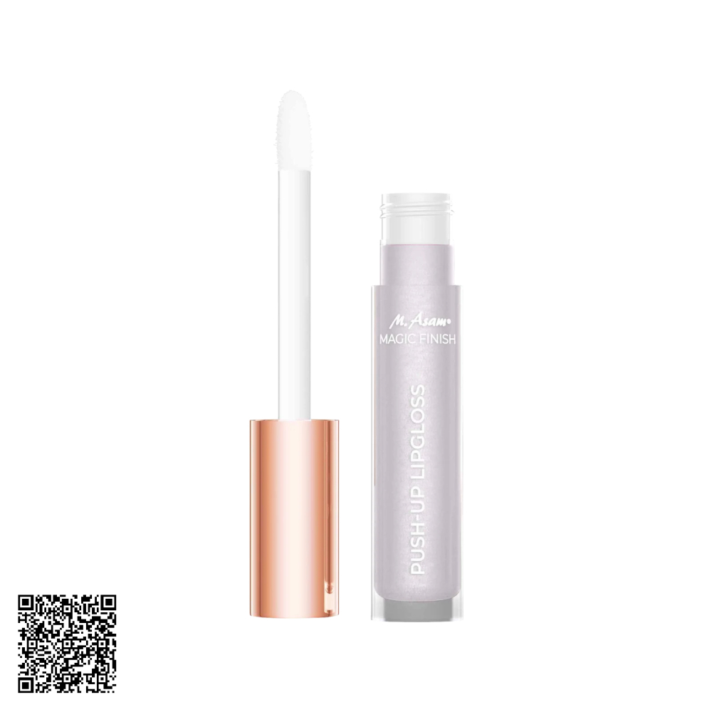 Son Bóng Ánh Nhũ Không Màu Tạo Hiệu Ứng Căng Mọng Môi M. Asam Magic Finish Push-up Lipgloss Cool Diamond 4ml