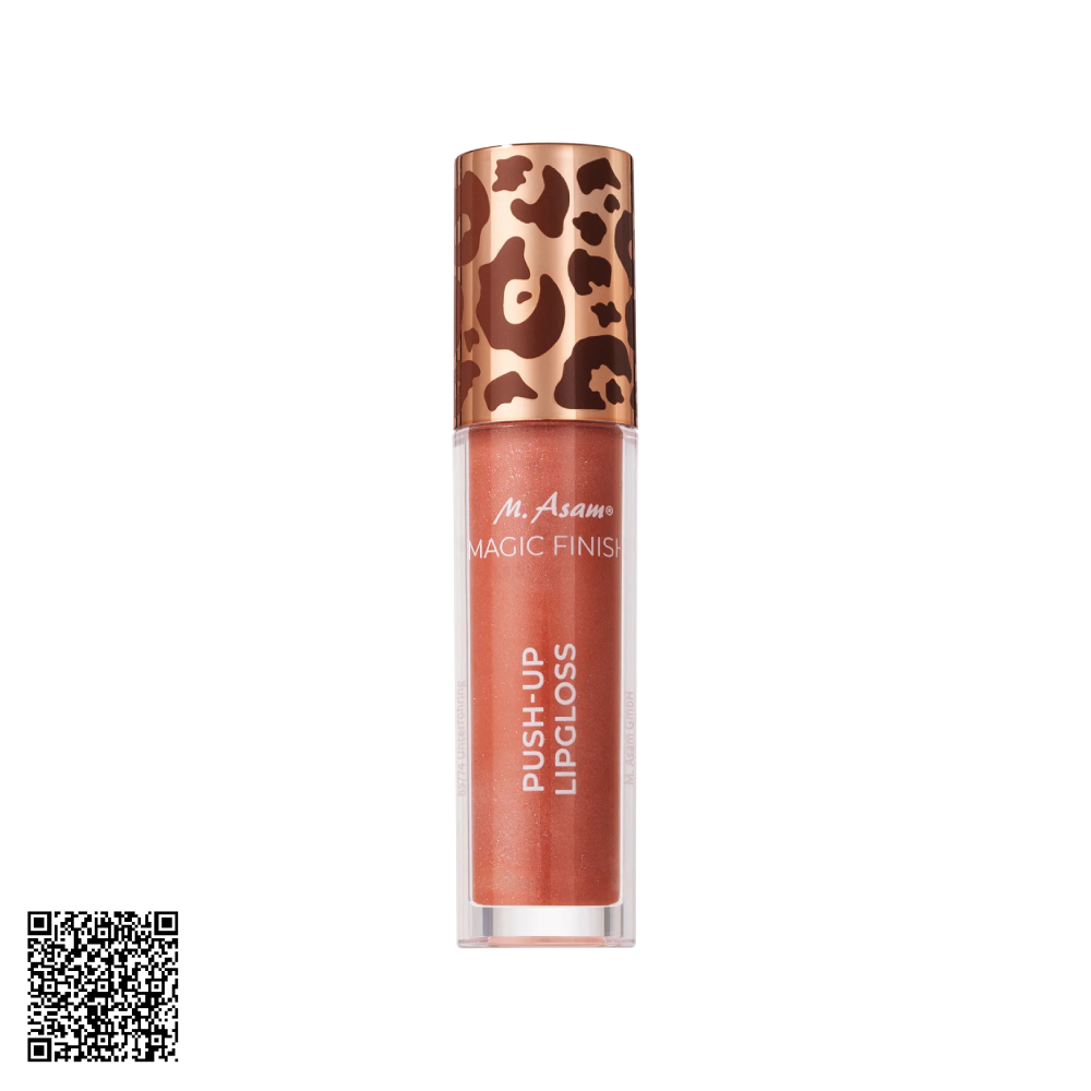 Son Bóng Ánh Nhũ Không Màu Tạo Hiệu Ứng Căng Mọng Môi M. Asam Magic Finish Push-up Lipgloss Mighty Nude Into The Wild 4ml
