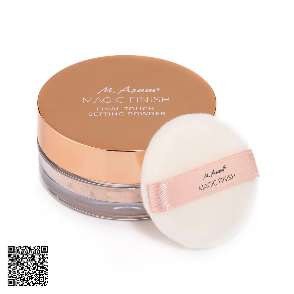 Phấn Bột Trong Suốt Kìm Dầu M. Asam Magic Finish Setting Powder Final Touch Bare Skin 15g