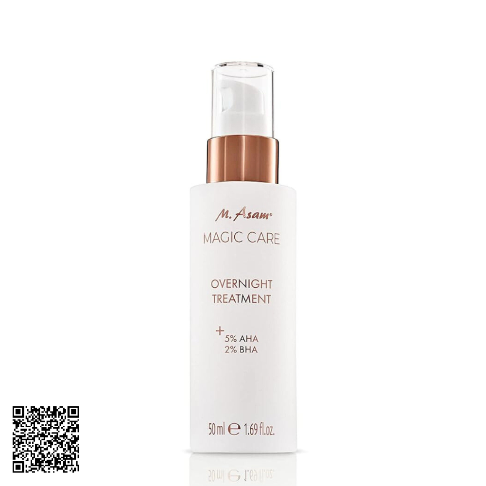 Nước Tẩy Tế Bào Chết AHA & BHA M. Asam Magic Care Overnight Treaiment AHA & BHA 50ml