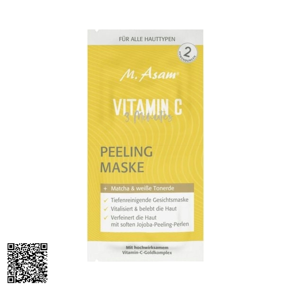 Mặt Nạ Tẩy Tế Bào Chết 3 Phút Vitamin C M. Asam Vitamin C 3 Minutes Exfoliating Mask 150ml