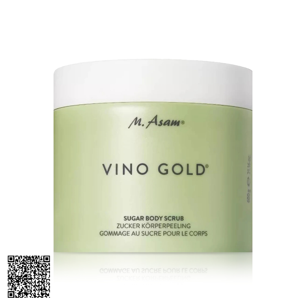 Tẩy Tế Bào Chết Toàn Thân Chống Oxy Hoá Với Tinh Thể Đường Ngậm Dầu Hạt Nho M. Asam Vino Gold Sugar Body Scrub 600g
