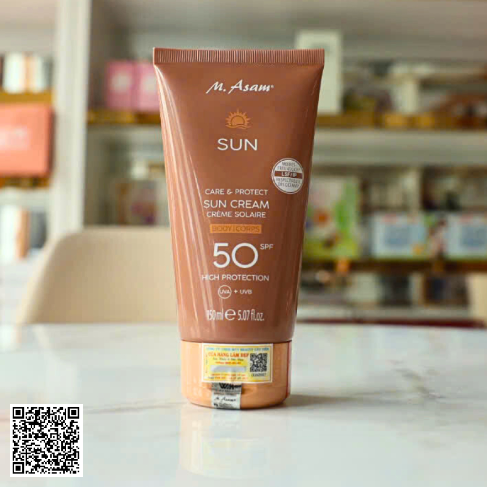 Kem Chống Nắng Toàn Thân SPF50 M. Asam Sun Care & Protect Sun Cream SPF50 Từ Đức 150ml