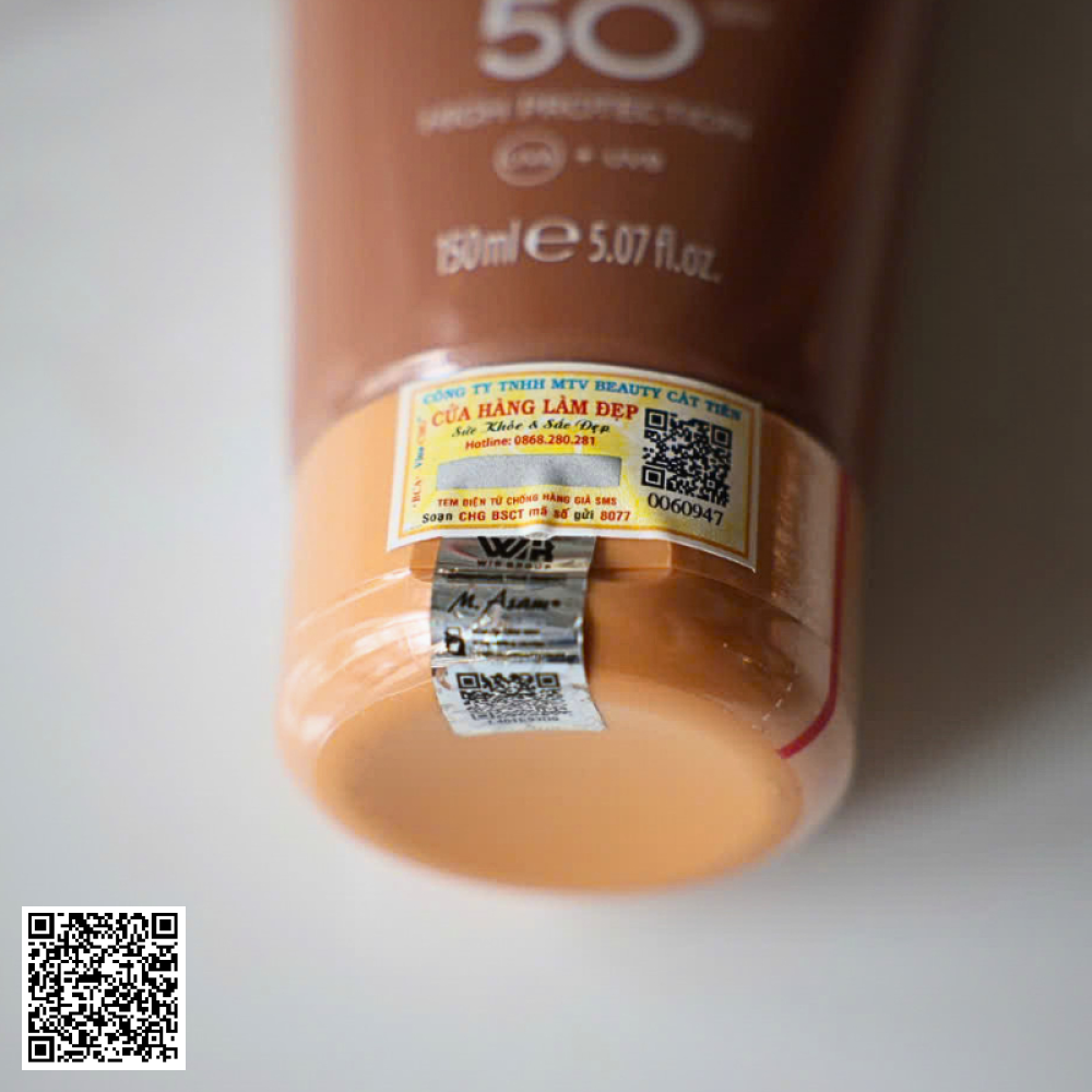 Kem Chống Nắng Toàn Thân SPF50 M. Asam Sun Care & Protect Sun Cream SPF50 Từ Đức 150ml