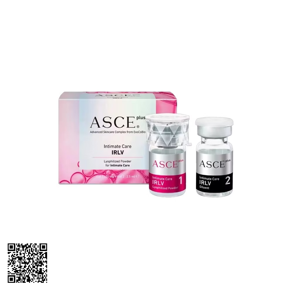 Set Trẻ Hóa & Khôi Phục Sức Khỏe Vùng Kín ExoCoBio ASCE Plus IRLV Hộp 5 Sets