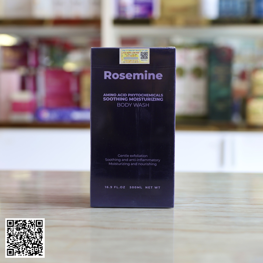 Sữa Tắm Dưỡng Ẩm Da Mịn Màng Rosemine Body Wash 500ml