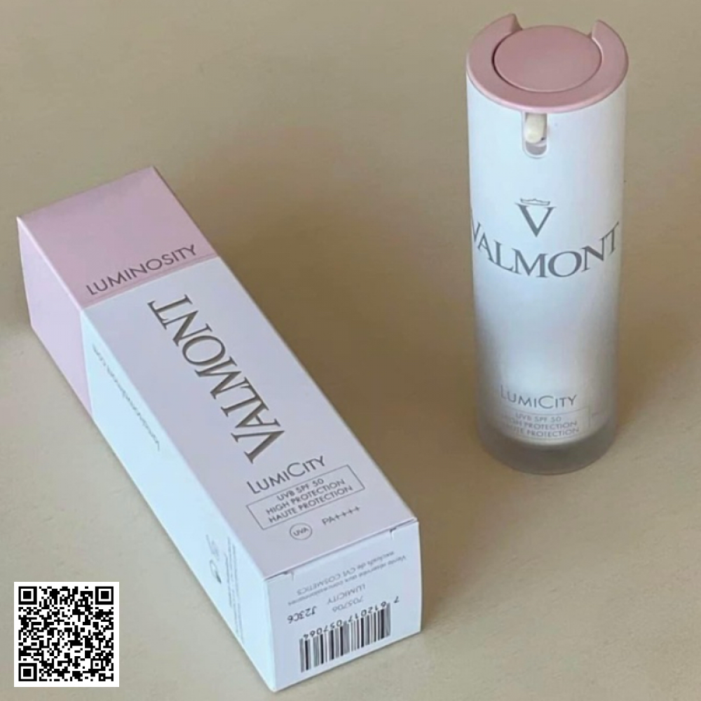 Kem chống nắng dưỡng trắng da Valmont LUMICITY SPF 50 Từ Thuỵ Sĩ 30ml