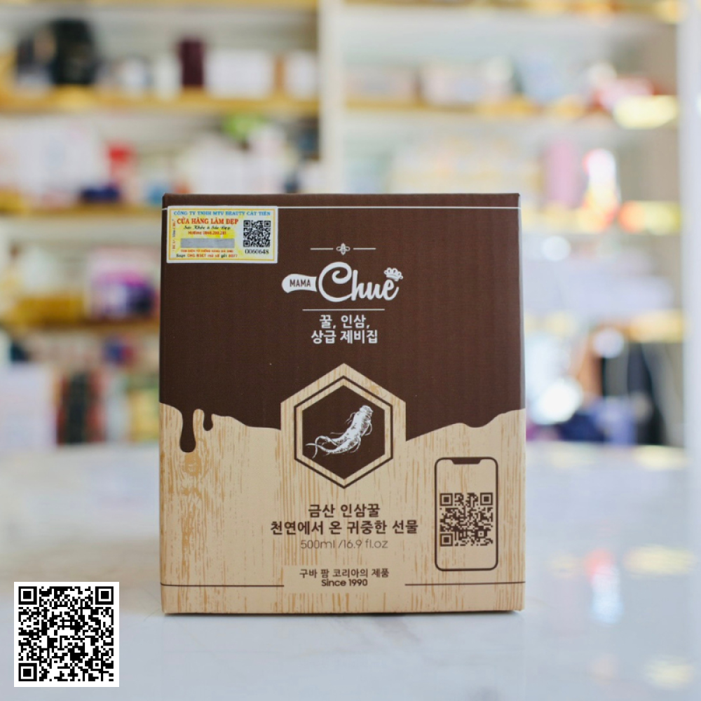 Sâm Mật Ong Nhụy Hoa Nghệ Tây Saffron Mama Chuê Hàn Quốc 500 ml