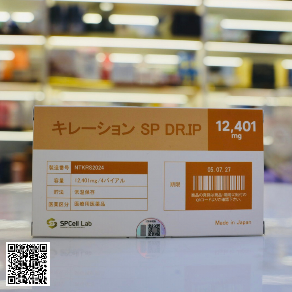 Set truyền thải độc kim loại nặng Spcell Lab SP DR.IP 12,401mg 1 lần truyền