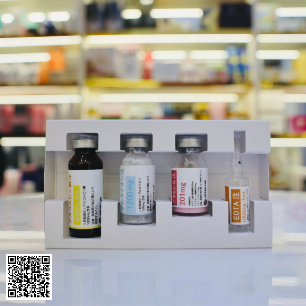 Set truyền thải độc kim loại nặng Spcell Lab SP DR.IP 12,401mg 1 lần truyền