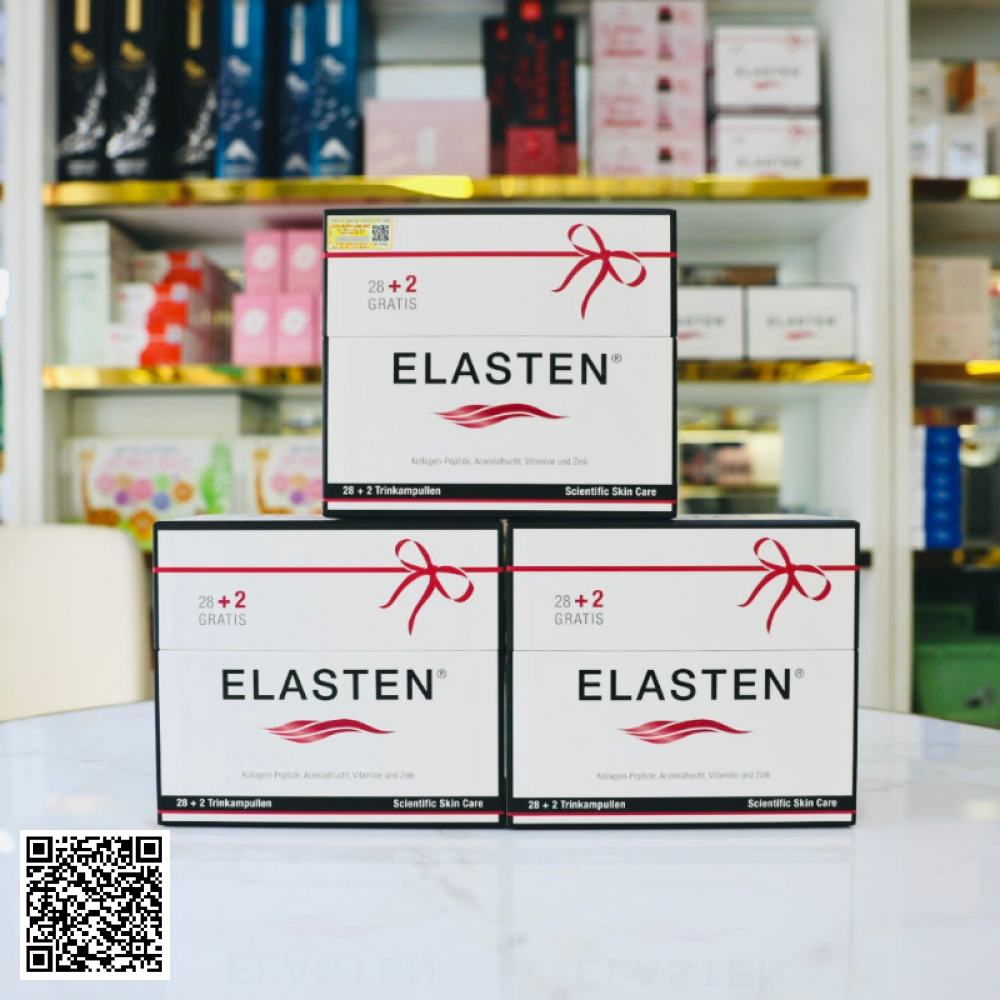 Nước Uống Collagen Elasten Scientific Skin Care Từ Đức Hộp 3ml x 30 Ống 