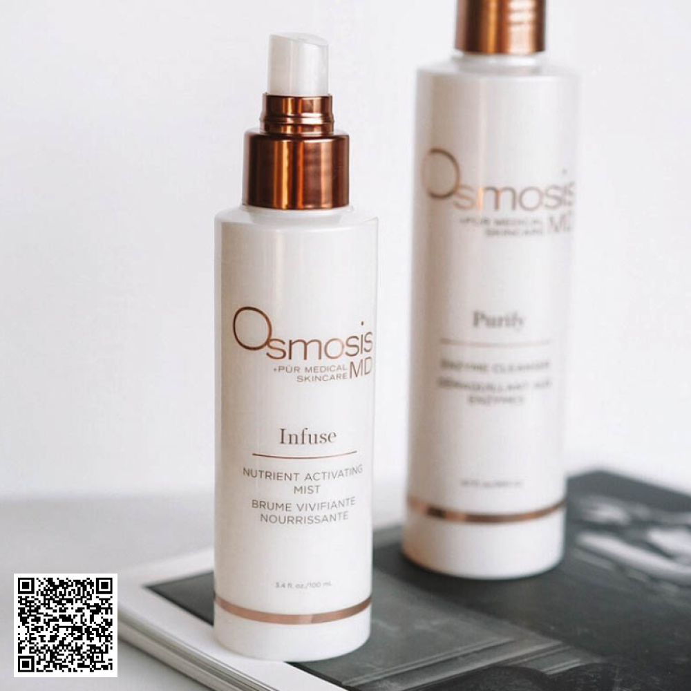 Xịt Khoáng Nuôi Dưỡng Và Thanh Lọc Da Osmosis Infuse Nutrient Activating Mist Từ Hoa Kỳ 100ml 